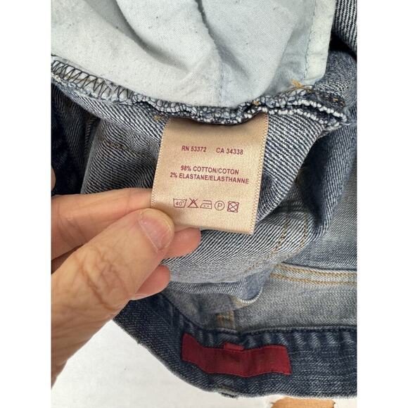 Fcuk Low Rise Jeans Medium Wash Straight 30 * 29 French Connection Vintage - Picture 9 of 10